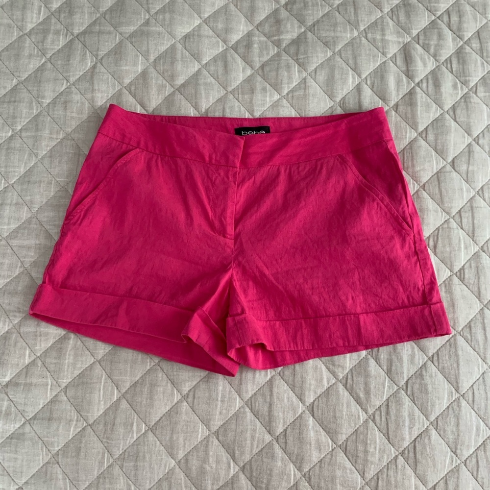 Hot pink shorts